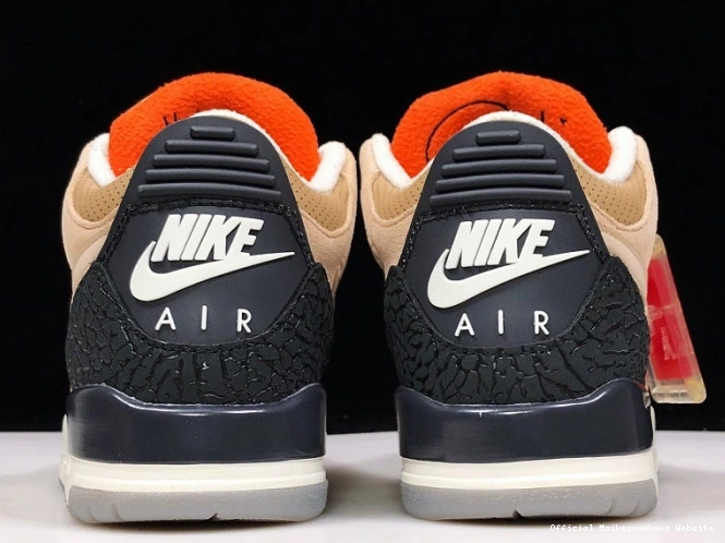 Official Maikesneakers JTH Bio Jordan Air 3 AV6683-200 Beige 0731